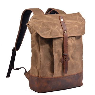 Mochila Impermeable de Lona Resistente para Hombre - Image 9