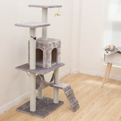 Árbol Rascador Multicapa para Gatos con Plataformas de Juego - Image 17