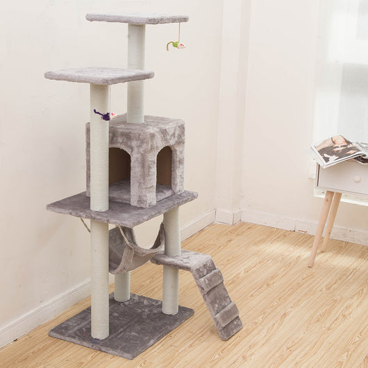 Árbol Rascador Multicapa para Gatos con Plataformas de Juego - Image 17