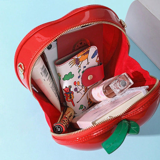 Bolsa Portátil con Diseño de Manzana para Teléfono y Maquillaje - Image 3