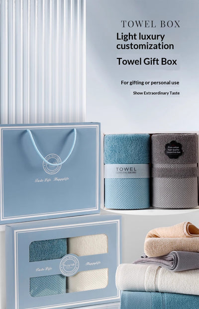 Juego de Toallas de Baño Premium con Logo Personalizado para Regalos Corporativos - Image 13