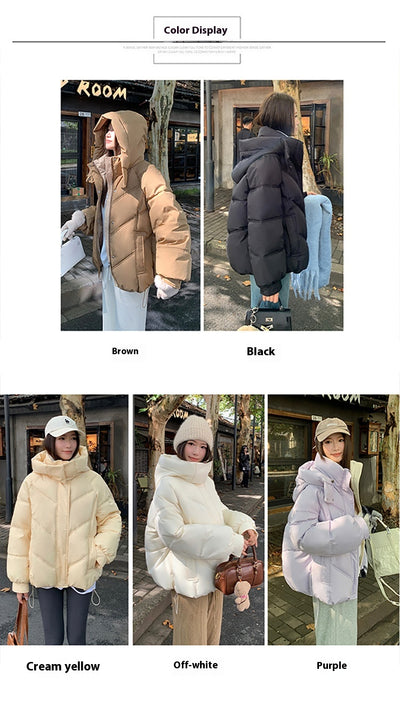 Chaqueta Acolchada Corta para Mujer con Capucha - Impermeable y Térmica - Image 12
