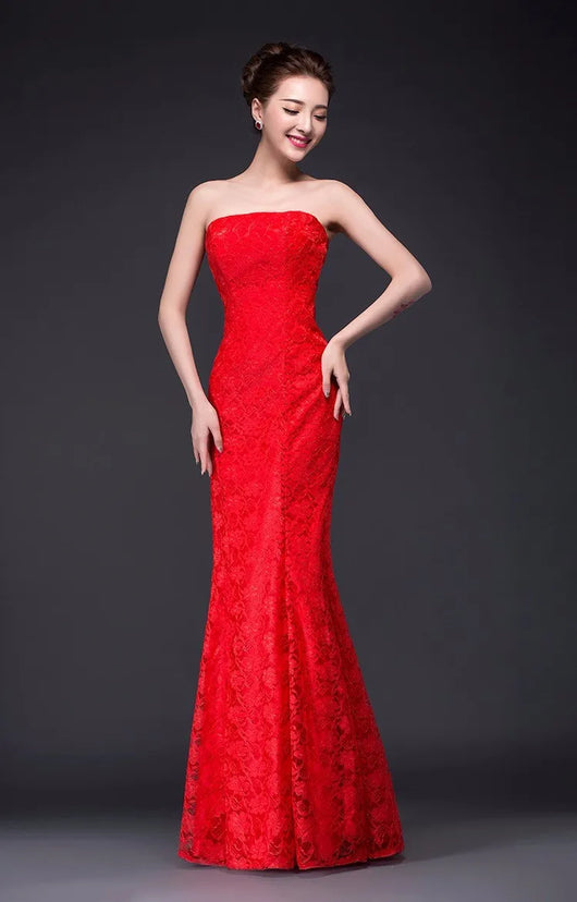 Vestido de Novia Largo Encaje Fucsia y Blanco - Diseño Sensual y Elegante - Image 17