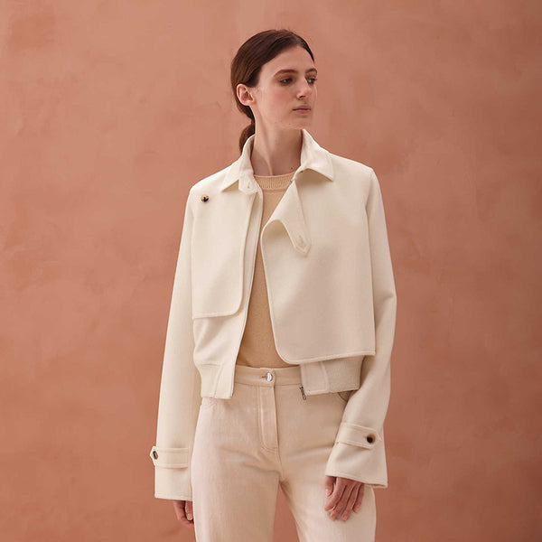 Chaqueta Retro de Cuero Genuino para Mujer - Estilo Temperamental