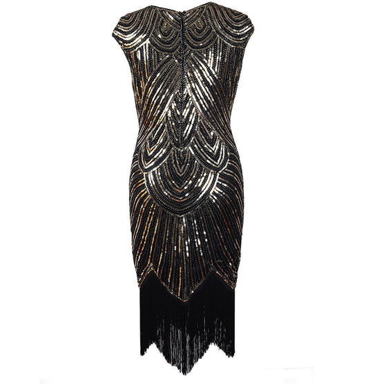 Vestido de Lentejuelas con Flecos y Trenzas - Image 13
