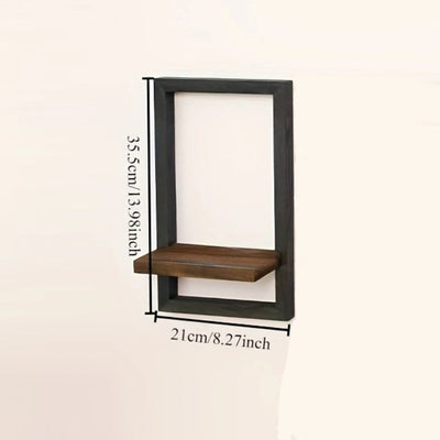 Marco Fotográfico de Madera para Pared con Almacenamiento Aromaterápico - Image 15