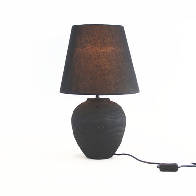 Lámpara de Mesa Artesanal de Madera | Diseño Sereno y Minimalista - Image 9