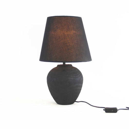 Lámpara de Mesa Artesanal de Madera | Diseño Sereno y Minimalista - Image 9