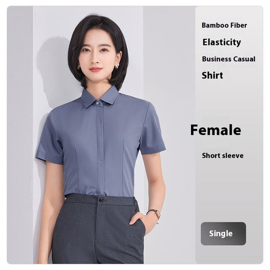 Camisa Ejecutiva de Fibra de Bambú sin Planchado con Elasticidad - Image 13