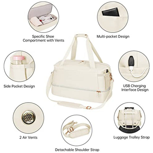 Bolsa Deportiva Impermeable para Mujeres con Separación Seca y Mojada - Image 5
