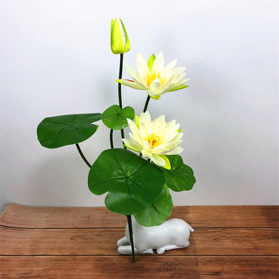 Lirio Acuático Decorativo con Buda para el Hogar - Image 11