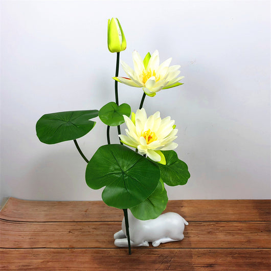 Lirio Acuático Decorativo con Buda para el Hogar - Image 11