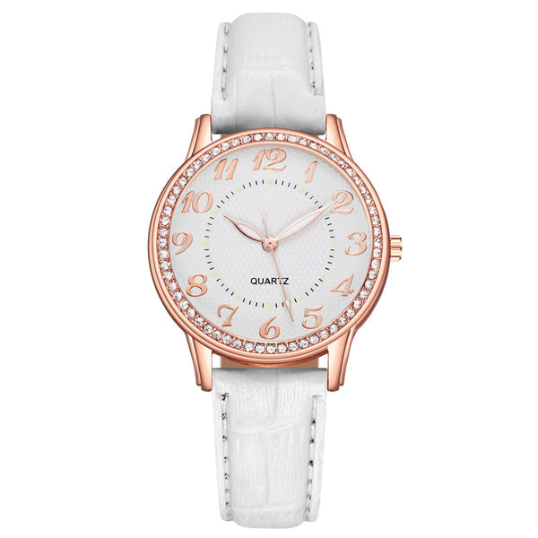 Reloj de Cuarzo Luminoso para Mujer con Diamantes y Correa Elegante - Image 9
