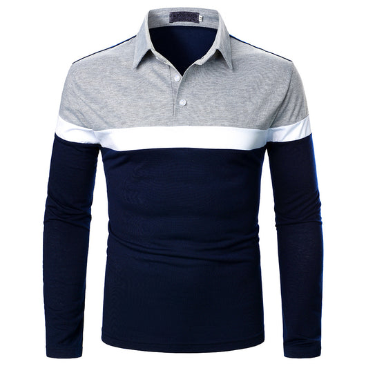 Camisa Manga Larga Hombre con Costuras Tricolor - Image 11