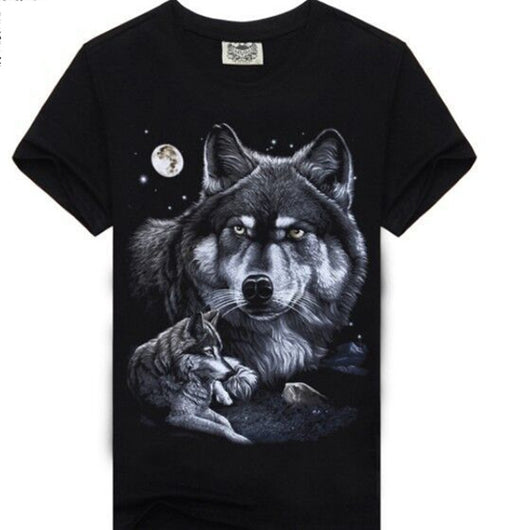 Playera Casual Hombre Cuello Redondo Impresión Digital 3D Manga Corta - Image 8