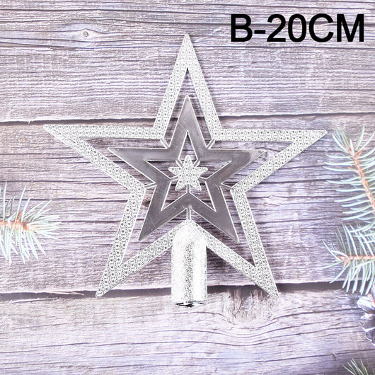 Estrella de Cinco Puntas para Árbol de Navidad - Acabado Cromado Triple Capa - Image 6