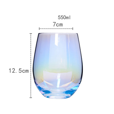 Vaso de Agua Arcoíris de Vidrio Nórdico Colorido para Toda la Familia - Image 21
