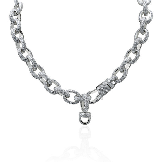 Pulsera para Hombre con Botón Ovalado Retorcido Grande - Image 10