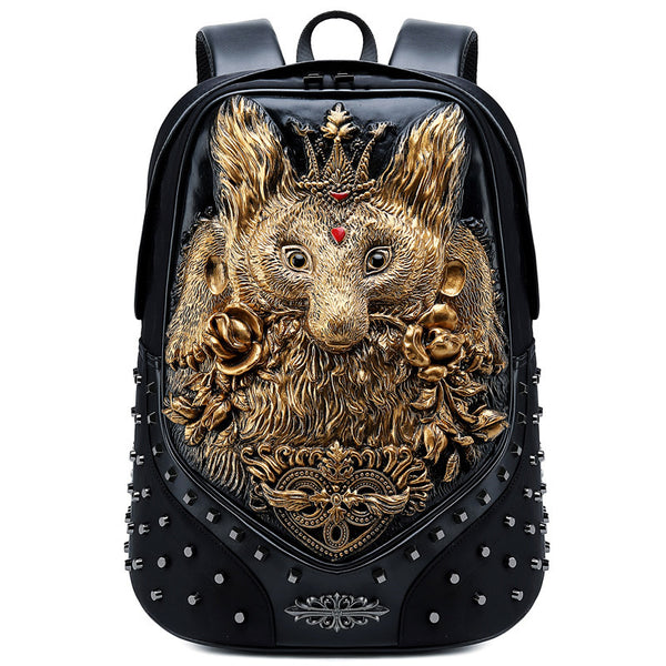Mochila Infantil 3D Animales Impermeable y Antigolpes