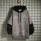 Suéter Fleece Hombre Estilo Dos Piezas Oversize