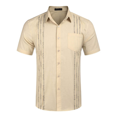 Guayabella Cuba Beach con Bolsillo - Camisa Casual de Lino - Image 4