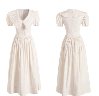Vestido Ajustador de Cintura con Cuello Tipo Muñeca - Diseño Francés Elegante - Image 5