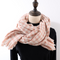 Chal Cashmere Pied de Gallo Acolchado Cálido