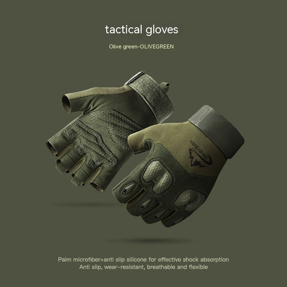Guantes de Ciclismo Medio Dedo Antideslizantes con Silicona