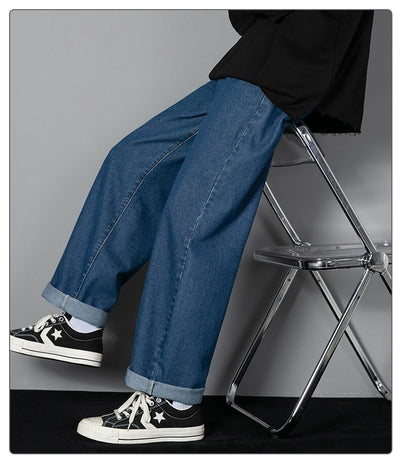 Pantalones Vaqueros Rectos Estilo Hong Kong con Efecto Adelgazante para Hombre - Image 11