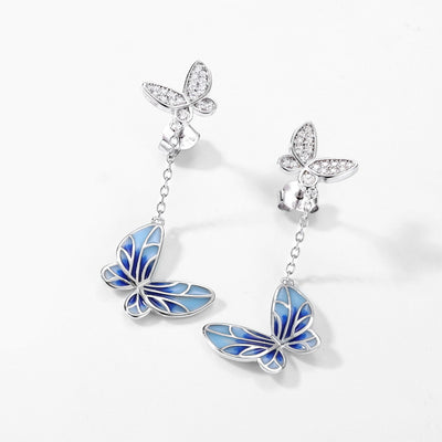 Aretes de Mariposa Esmaltados - Diseño Moderno para Mujeres - Image 8