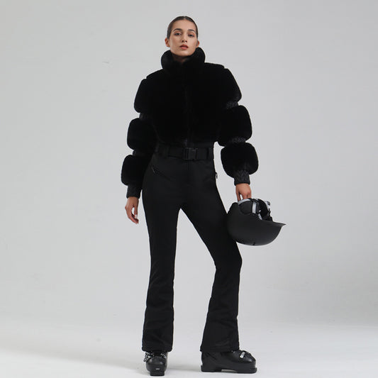 Traje de Esquí Integral para Mujer Térmico Impermeable