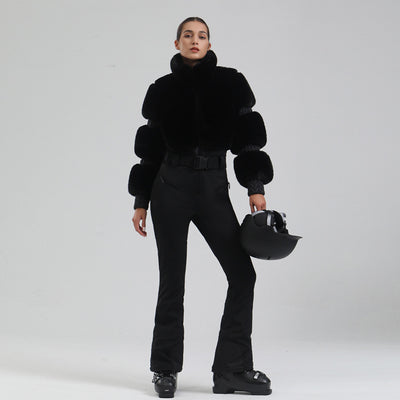 Traje de Esquí Integral para Mujer Térmico Impermeable