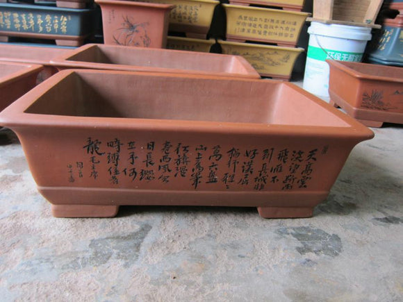 Macetas Grandes de Arcilla Yixing Púrpura para Flores