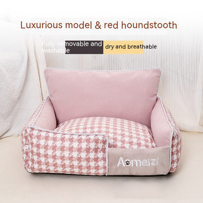 Cama para Mascotas Desmontable y Lavable para Todas las Estaciones - Image 4