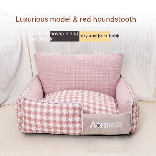 Cama para Mascotas Desmontable y Lavable para Todas las Estaciones - Image 23