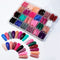 Set de 24 Uñas Postizas Cuadradas Efecto Hielo - Diseño Ballet