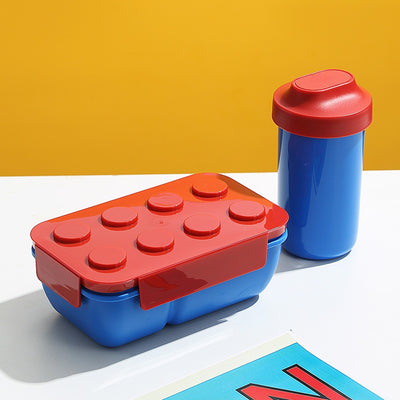 Lonchera Infantil Modular con Bloques - Bento Box Rectangular Calentable - Image 8