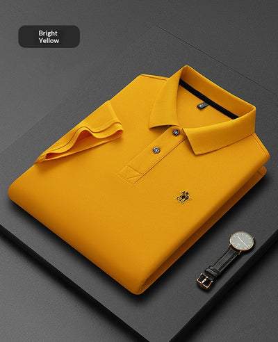 Polo de Algodón Piqué Mercerizad Doble Tejido con Cuello Solapa para Hombre - Image 11