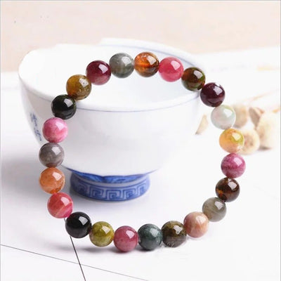 Pulsera de Turmalina Natural Multicolor - Image 8
