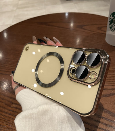 Funda Magnética Antipolvo para Teléfono - Carcasa Rígida sin Marco con Red Electrochapada - Image 18