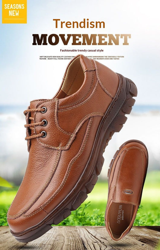Zapatos de Cuero para Hombre con Suela de Tendón - Image 10