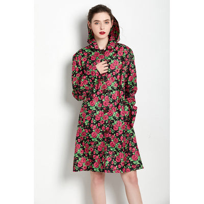 Abrigo Trinchera Rosa Midi para Mujer - Image 12