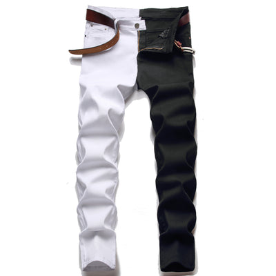 Jeans Slim Fit Elásticos con Costuras Decorativas para Hombre - Image 17