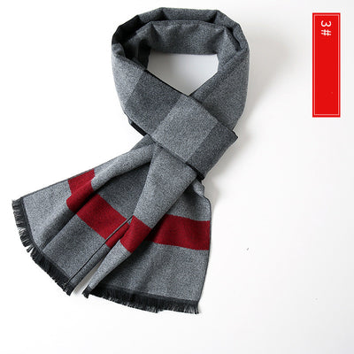 Bufanda de Cachemira Extendida Versátil para Hombre - Image 6
