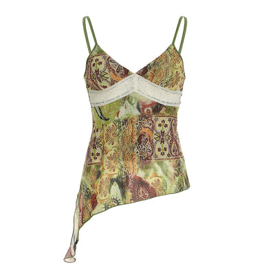 Chaleco Estampado Vintage con Tirantes - Image 6