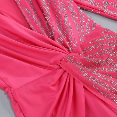 Jumpsuit Elegante Escotado con Lentejuelas y Strass - Image 5