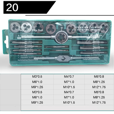 Juego de 12 Piezas para Roscado Manual - Llave Extractora y Terraja - Image 7