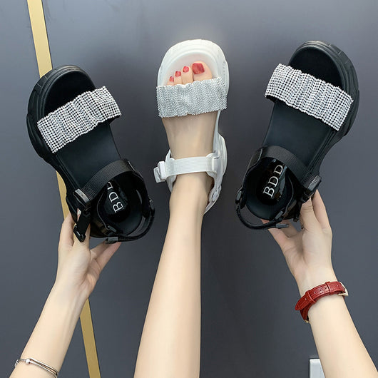 Sandalias Deportivas Cómodas Estilo Coreano con Punta Redonda - Image 4