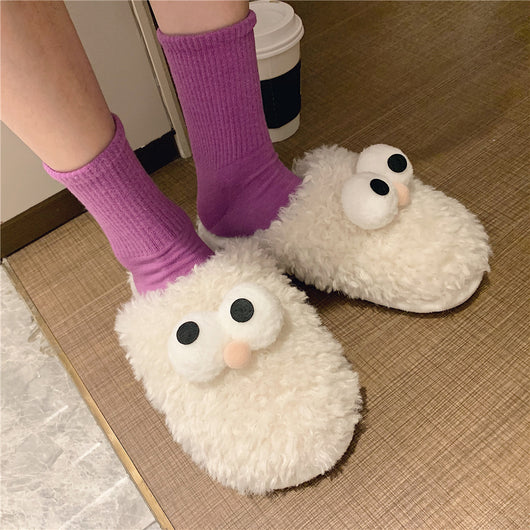 Pantuflas Escolares Estilo Coreano con Suela Antideslizante - Algodón Suave para Mujer - Image 9