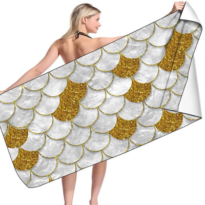 Toalla de Baño Microfibra 3D con Diseño Playa - Rectangular Premium - Image 29